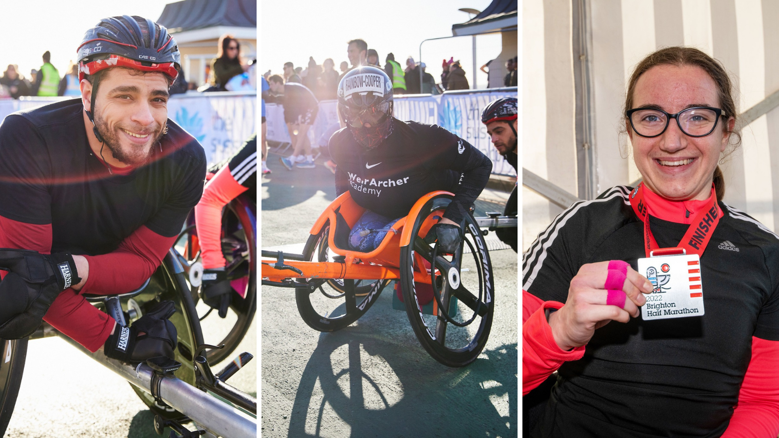 Congratulations to Get Kids Going!’s wheelchair racers  for their results in Brighton Half Marathon