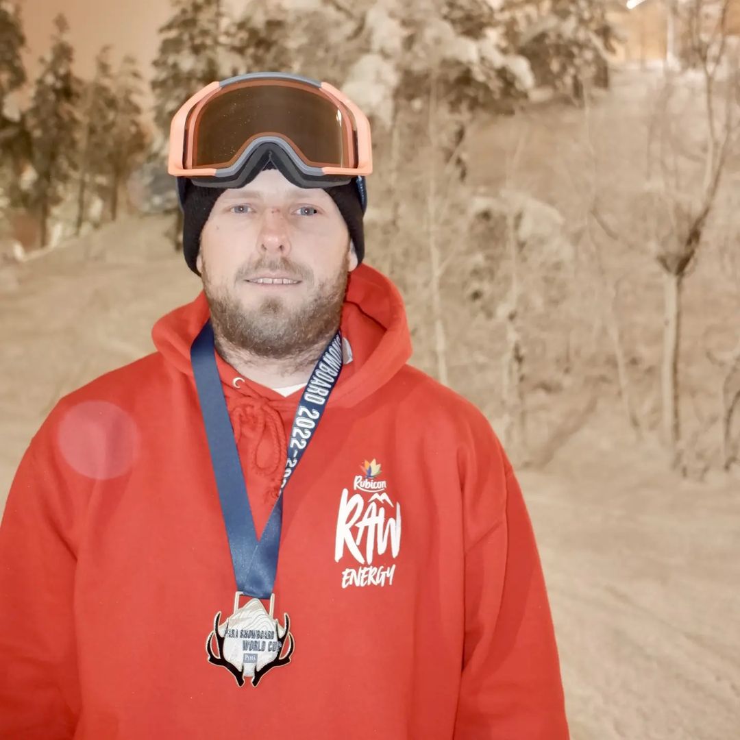 Congratulations to Get Kids Going! Para Athlete James Barnes-Miller for winning golds in World Para Snowboard World Cup