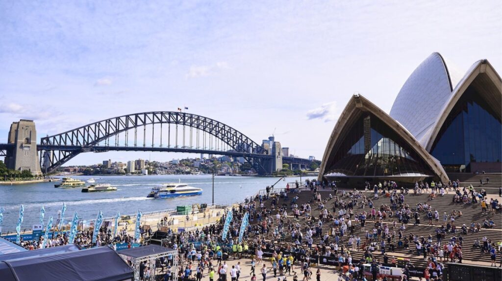 run sydney marathon for get kids going